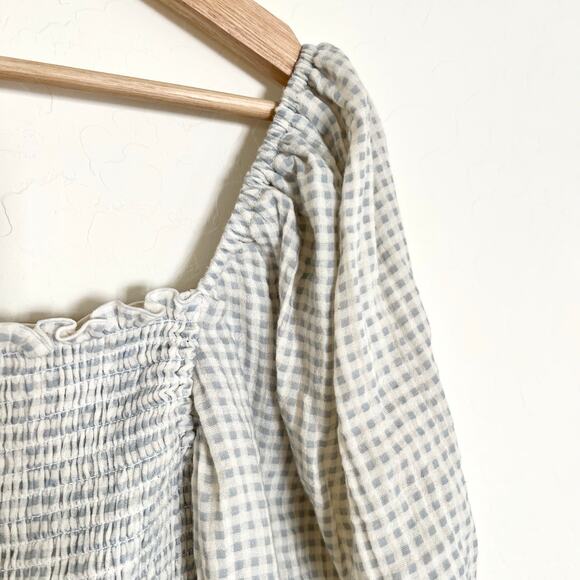 Nothing Fits But Sakura Midi Dress Sage Gingham M NWT Maternity Friendly - Picture 6 of 8